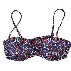 Old Navy Medallion Geometric Kaleidoscope Floral Bikini Top